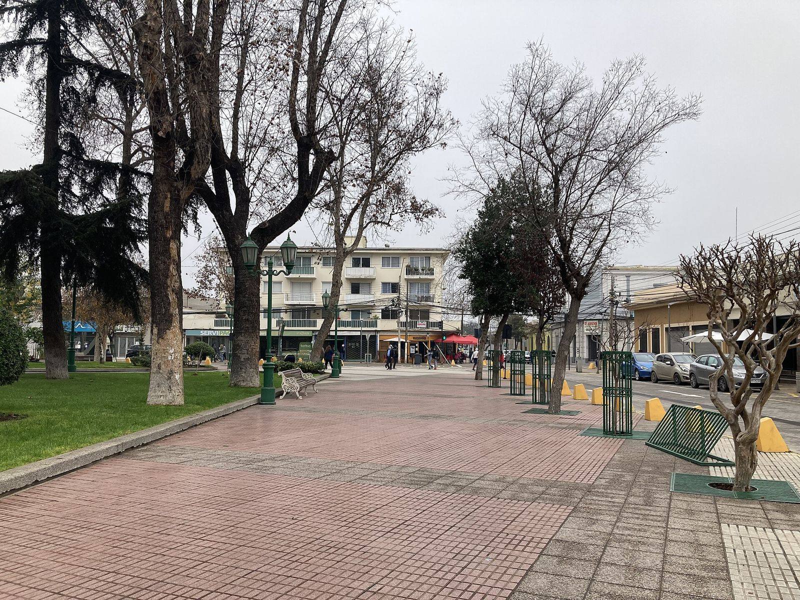 Plaza de Armas y edificios residenciales de Quillota